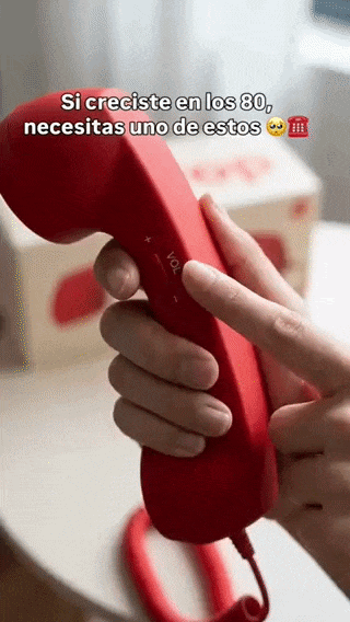 AlóPop™ | Auricular retro para celular